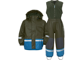 Laste vihmariiete komplekt Didriksons Boardman Kids Set 7 tumeroheline