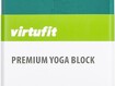 Joogablokk VirtuFit Premium Yoga Block roheline
