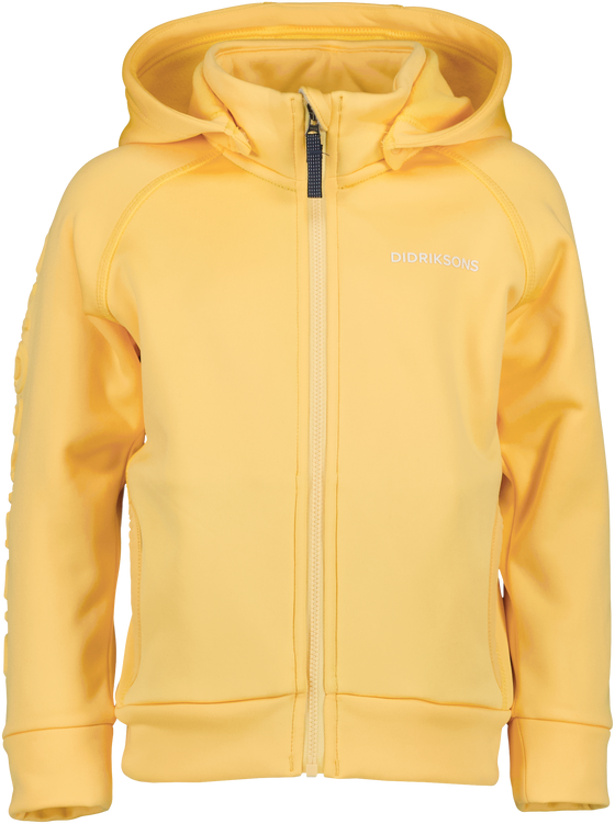 Dressipluus Didriksons Corin Kids Fullzip 7 kollane