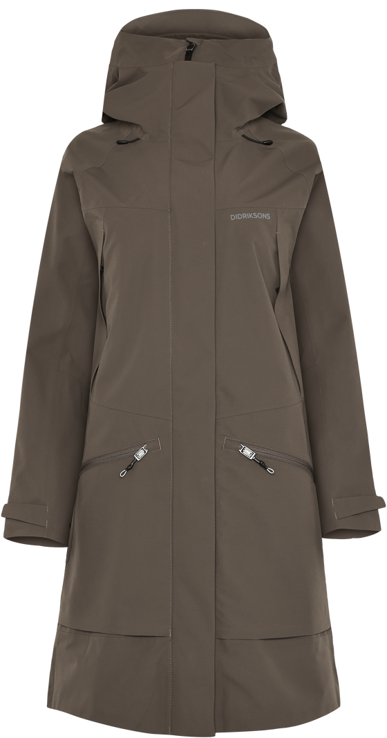 Kevad/sügis parka Didriksons Ilma 8 tumepruun (Mocha Brown)