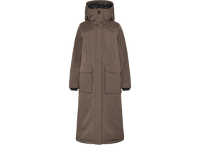 Naiste parka Didriksons Leya 4 Long tumepruun (Mocha Brown)