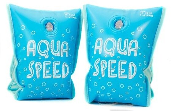 Ujumiskätised Aqua-Speed Premium helesinine
