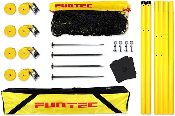 Teisaldatav rannavõrkpallikomplekt Funtec Fun Volley Set