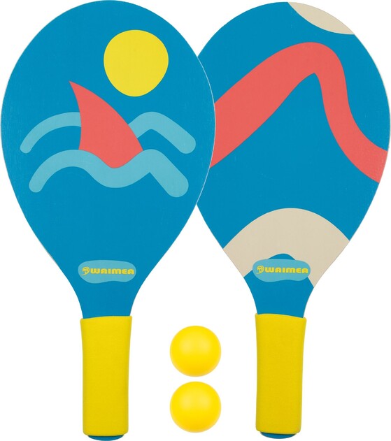 Rannareketite komplekt Waimea Beachball Set Lokelani sinine/kollane
