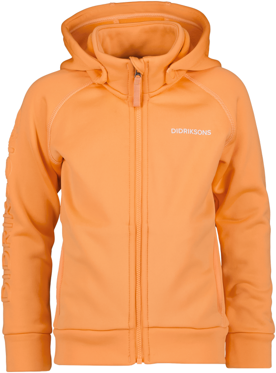 Dressipluus Didriksons Corin Kids Fullzip 7 oranž