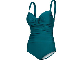 Naiste ujumistrikoo Aqua-Speed Olivia roheline