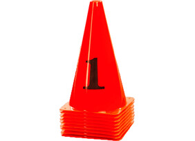 Koonused Gymstick Speed Cones 23 cm 10 tükki