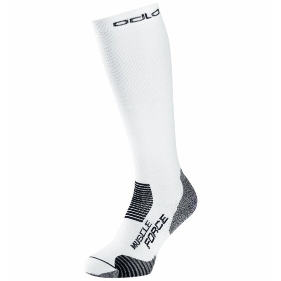 Sokid Odlo CERAMICOOL MUSCLE FORCE Socks over calf valge