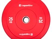 Raskusketas inSPORTline Bumper Plate Go 50 mm 25 kg punane
