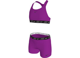 Laste ujumiskomplekt NIKE G LOGO TAPE Racerback Short Set lilla/must