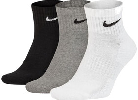 Sokid Nike Everyday Cushion Ankle Socks must/hall/valge 3 paari