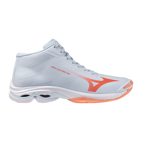 Võrkpallijalatsid Mizuno WAVE LIGHTNING PRO MID sinine/oranž
