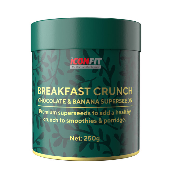 ICONFIT Crunchy Breakfast Superfoods šokolaadi-banaani 250 g