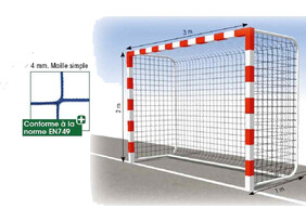 Käsipalli väravavõrk Tremblay Handball net - 4 mm - mesh 100 mm