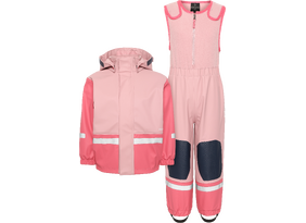 Laste vihmariiete komplekt Didriksons Boardman Kids Set 11 heleroosa