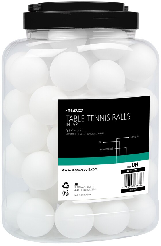 Lauatennisepallid Table Tennis Balls 60 tükki