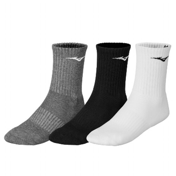 Sokid Mizuno Training 3P Socks valge/must/hall
