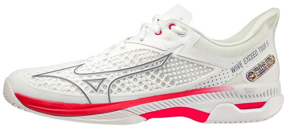 Tennisejalatsid Mizuno WAVE EXCEED TOUR 5 CC valge/punane