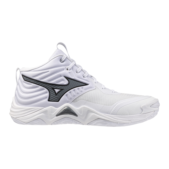 Võrkpallijalatsid Mizuno WAVE MOMENTUM ELITE MID valge/must