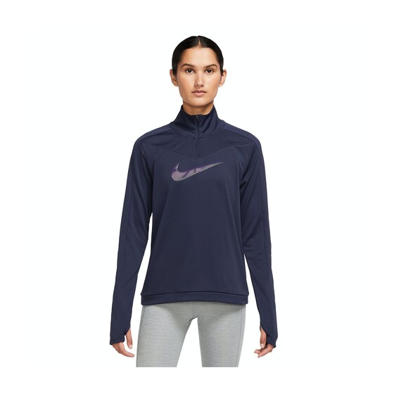 Treeningsärk Nike W NK DF SWOOSH HBR HZ PACER tumelilla