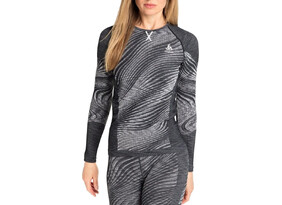 Soe pesu särk naiste Odlo BLACKCOMB ECO Crew L/S must/valge