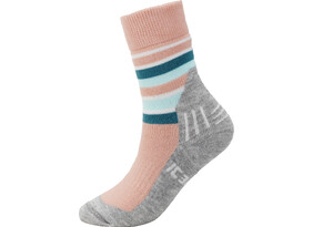 Laste suusasokid Icepeak Idstein JR hall/roosa