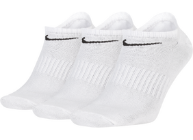 Sokid Nike Everyday Lightweight No Show valge 3 paari