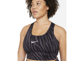 Naiste treeningrinnahoidja Nike Womens Dri-Fit Swoosh PLS Icon lilla