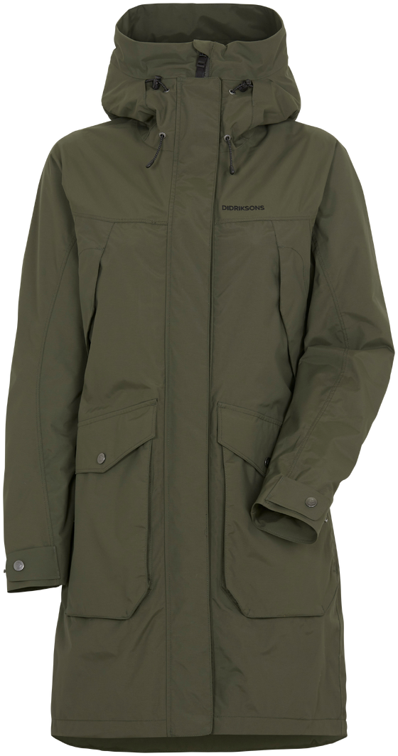 Kevadmantel/parka Didriksons Thelma 8 tumeroheline