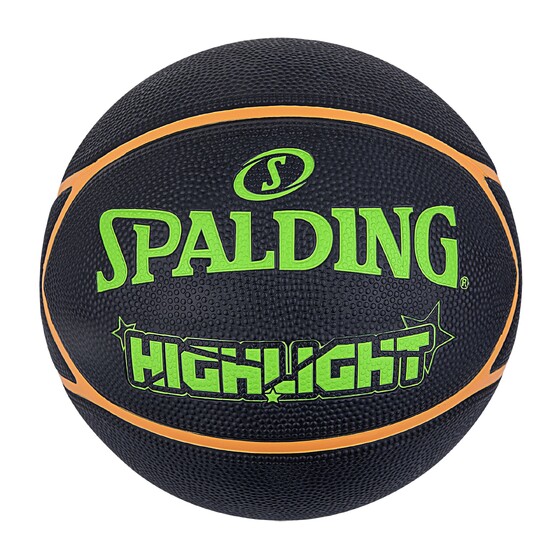 Korvpall Spalding Highlight must/roheline suurus 7