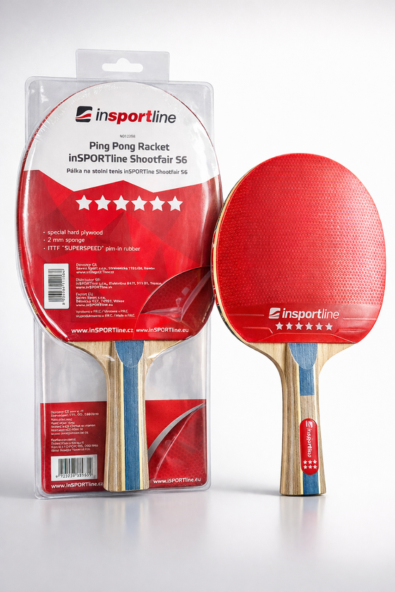Lauatennisereket Table Tennis Paddle inSPORTline Shootfair S6