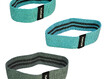 Venituskummid Tunturi Textile Resistance Booty Band Set, kolm tugevust