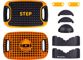 Stepipink Multifunctional Aerobic Step Platform inSPORTline kollane/must