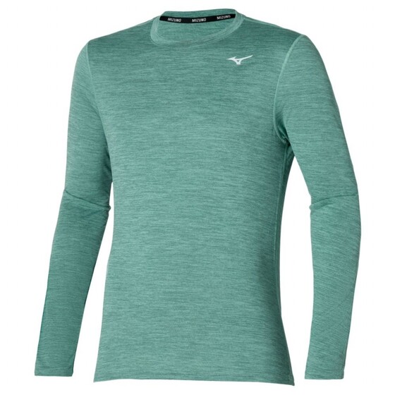 Treeningsärk Mizuno Impulse Core LS Tee roheline