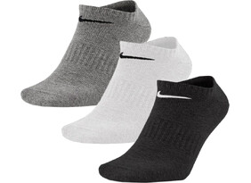Sokid Nike Everyday Lightweight No Show valge/must/hall 3 paari