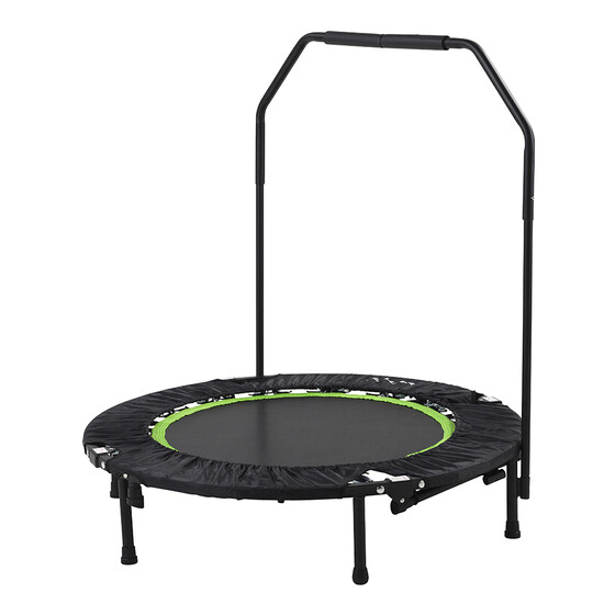 Batuut Tunturi 4-folding Fitness Trampoline must/roheline