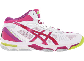 Naiste Võrkpallijalatsid ASICS VOLLEY ELITE MT W valge/roosa