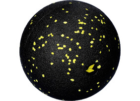 Massaažipall Yellow Sport 12 cm must/kollane