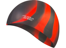 Ujumismüts Aqua Speed Bunt 38 must/punane