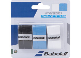 Reketigrip Babolat My Overgrip x3 sinine/must/valge