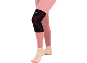 Põlvekaitsmed Knee Brace inSPORTline Kneebeam must/punane