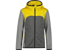 Laste fliisjakk Icepeak Keota JR hall/kollane