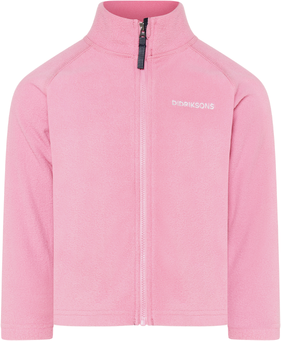 Fliispusa Didriksons Monte Kids' Full-Zip 10 roosa