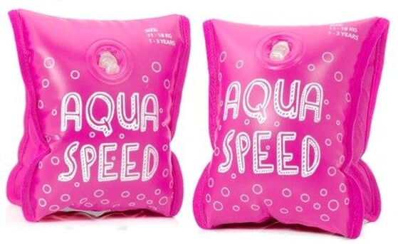 Ujumiskätised Aqua-Speed Premium roosa