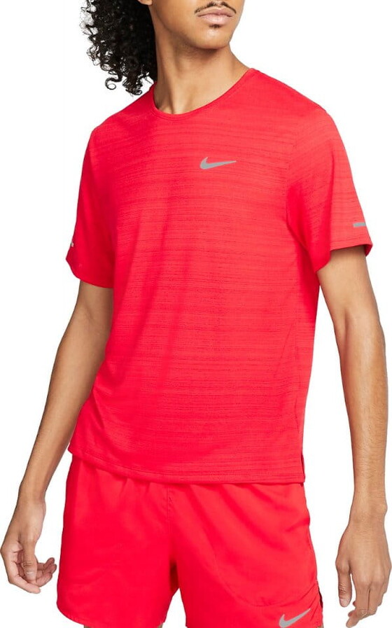 Treeningsärk Nike M DF MILER TOP SS punane