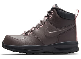 Talvesaapad Nike Manoa Leather GS tumepruun/roosa