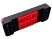 Stepipink Aerobic Exercise Step Platform inSPORTline AS150 must/punane