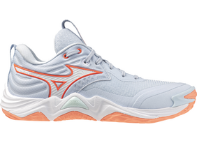 Naiste Võrkpallijalatsid Mizuno WAVE MOMENTUM ELITE sinine/oranž