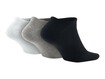 Sokid Nike Cushion No Show Value valge/must/hall 3 paari
