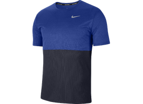 Meeste treeningsärk Nike M NK DF RUN TOP SS sinine/must